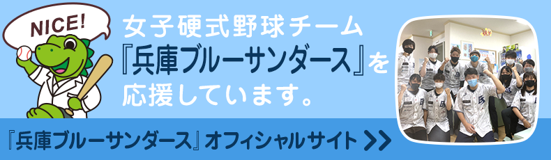 女子硬式野球チーム 兵庫ブルーサンダースを応援しています。 オフィシャルサイトはこちら